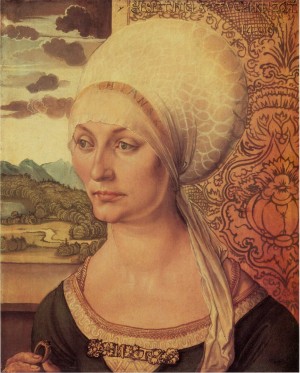 Portrait of a rich woman